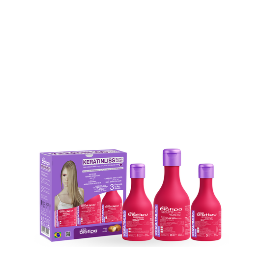 Kit Keratinliss Progressiva Cabelos Loiros - 03 produtos
