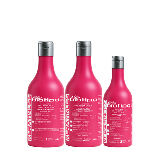Kit Profissional Keratinliss - Cabelos Escuros 03 Produtos