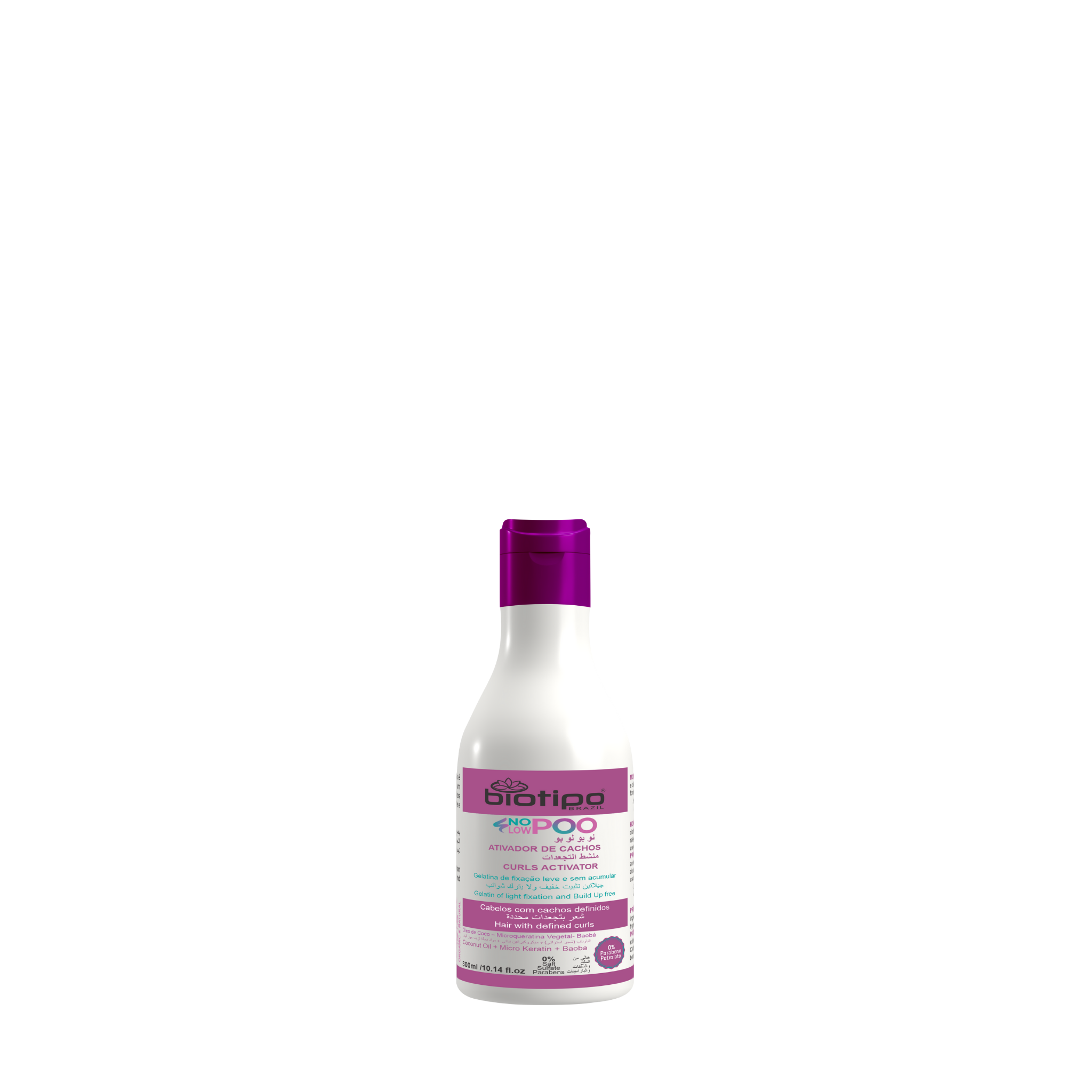 Ativador de Cachos No Poo Low Poo 300ml