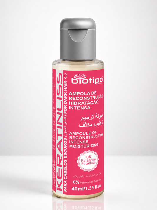 Ampola Keratinliss - Cabelos Escuros 40ml