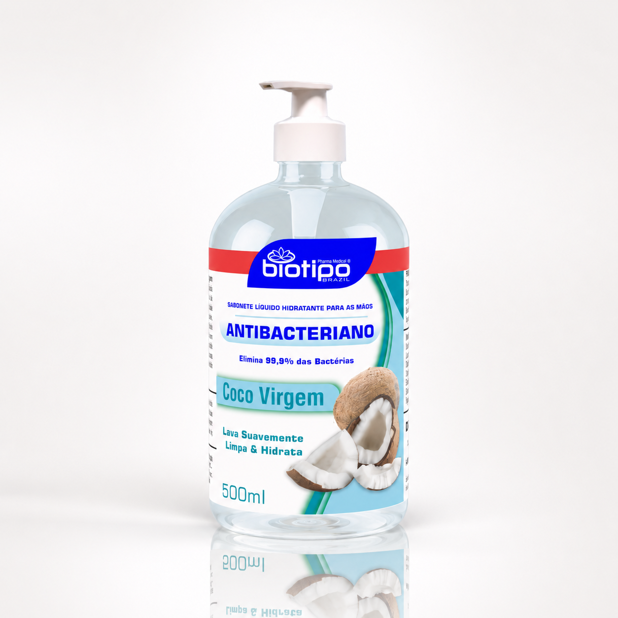 Sabonete Antibacteriano - Coco Virgem 500ml