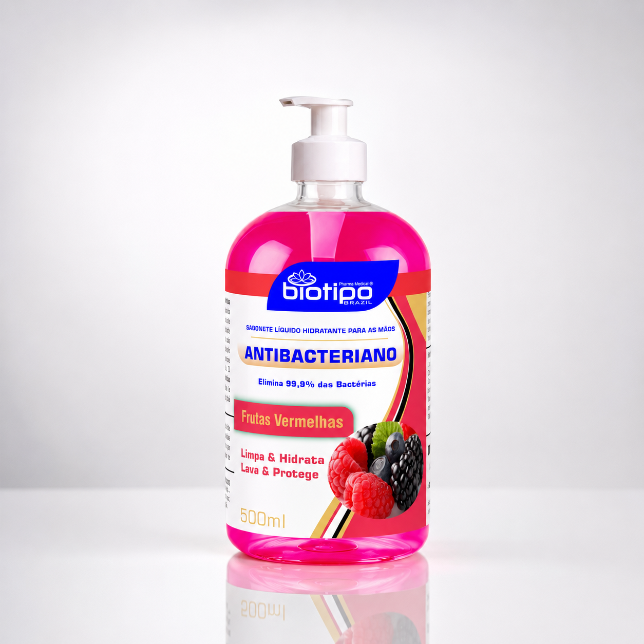 Sabonete Antibacteriano - Frutas Vermelhas 500ml