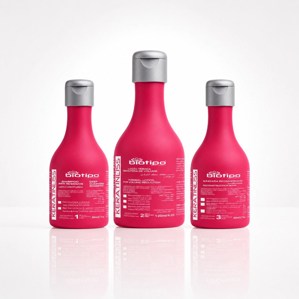 Keratinliss Kit for Dark Hair - Progressive Treatment (3 products)