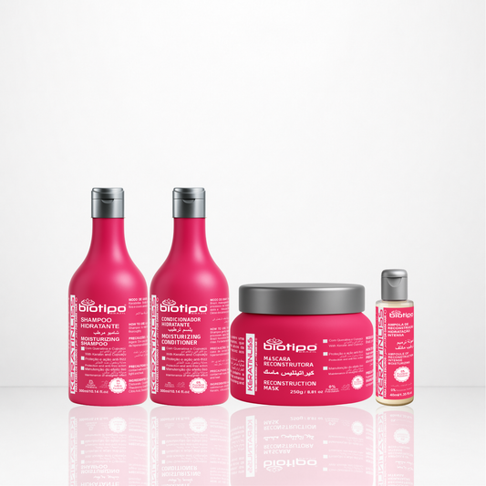 Kit Keratinliss Manutenção Capilar 4 Produtos 890ml