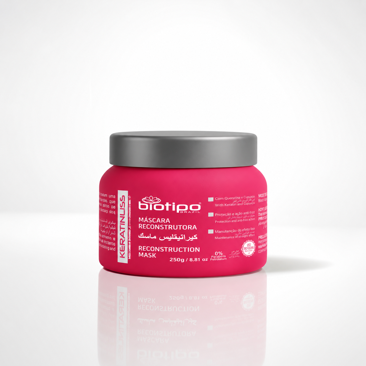 Kit Keratinliss Manutenção Capilar 4 Produtos 890ml