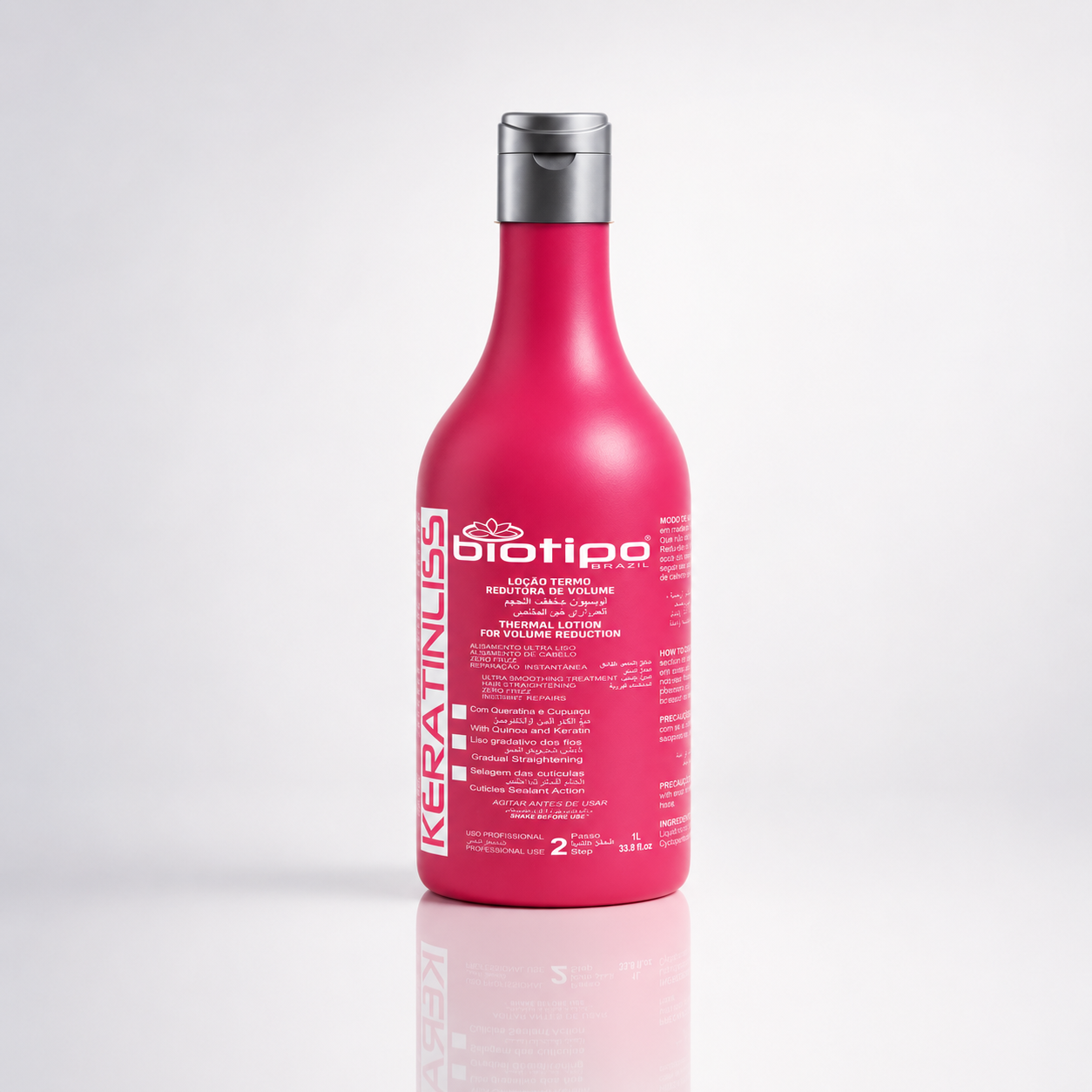 Loção Termo Redutora de Volume Keratinliss Profissional 1L