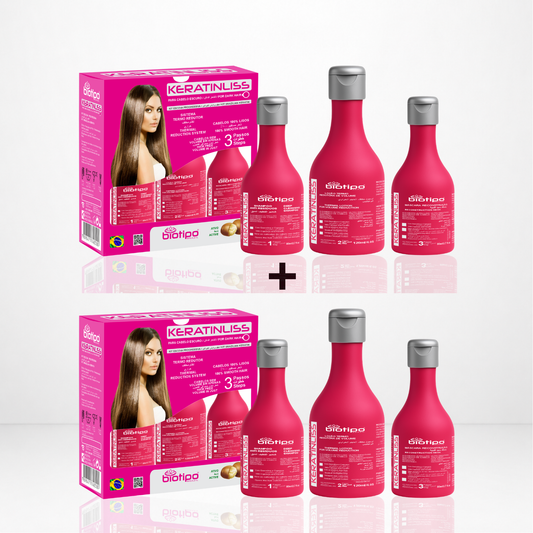 Progressiva sem Formol Keratinliss Biotipo Brazil: Liso Profissional – Oferta Leve 2, Pague 1