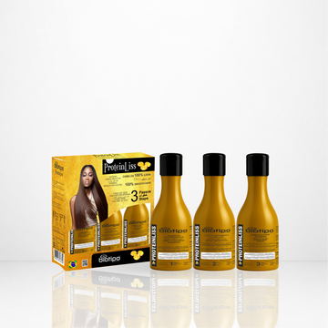 Progressiva Proteinliss Biotipo Brazil 100% Liso Profissional 03 Passos 360ml