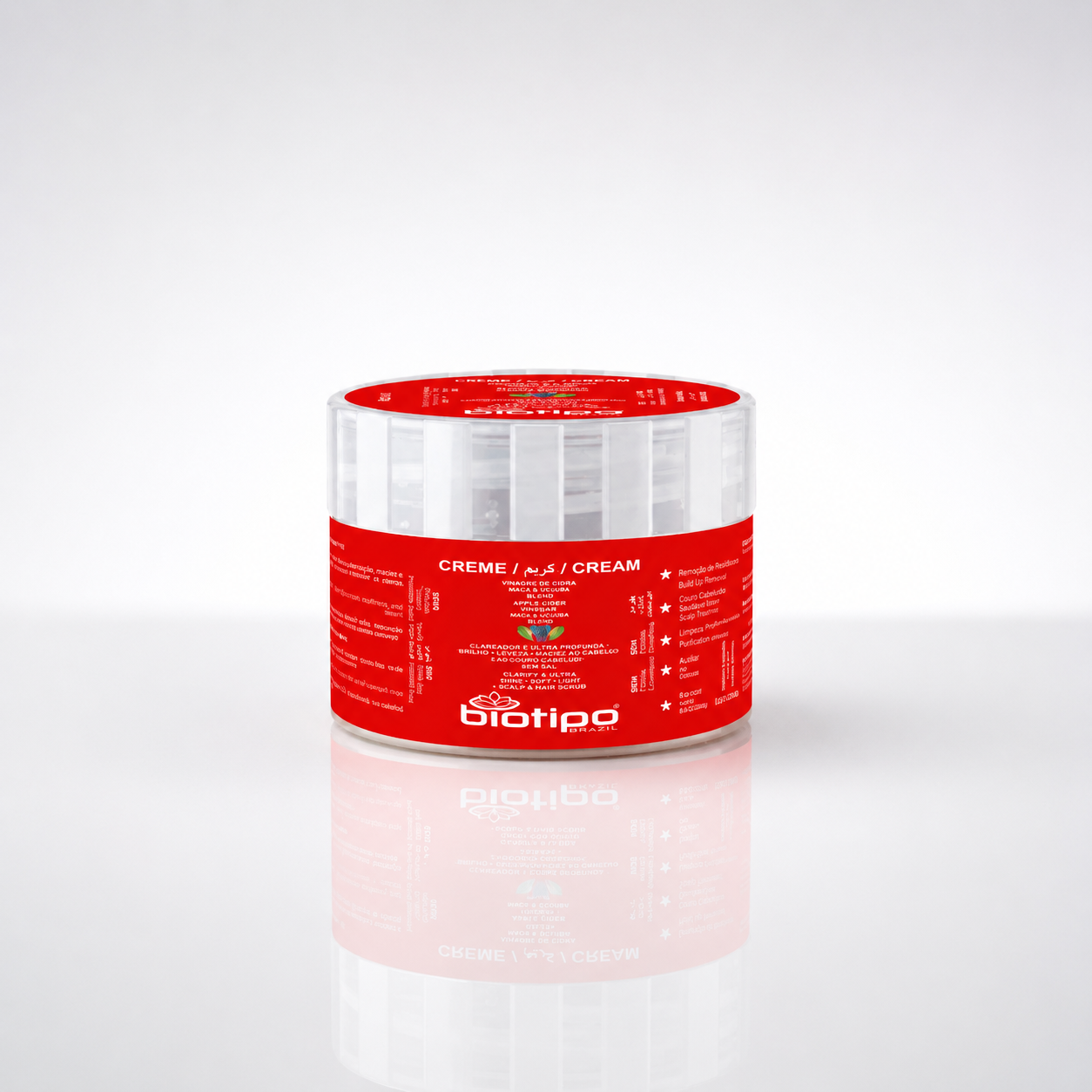 Creme Esfoliante Capilar Vinagre de Maçã & Uva 250g