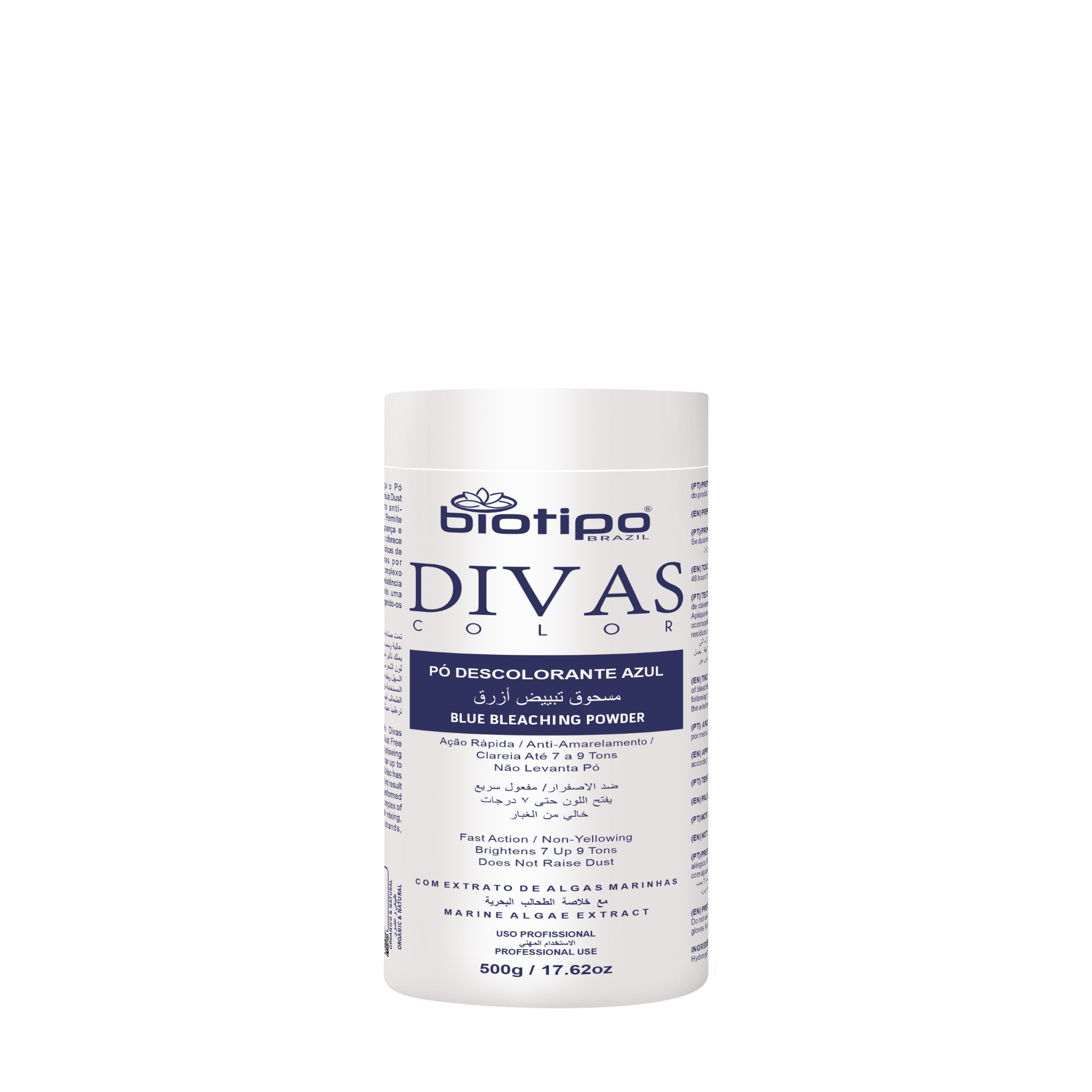 Pó Descolorante Divas - Azul 500g