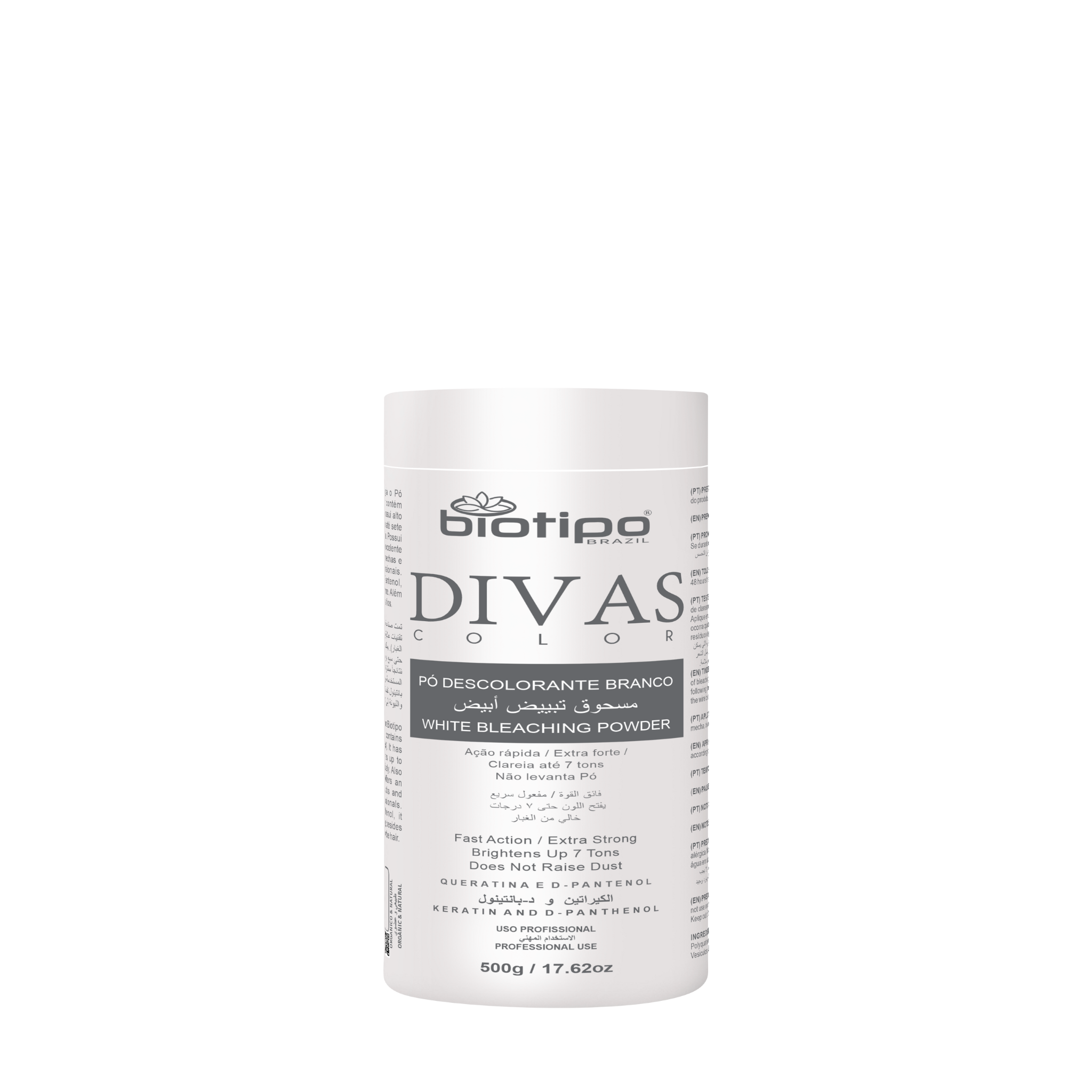 Pó Descolorante Divas - Branco - 500g