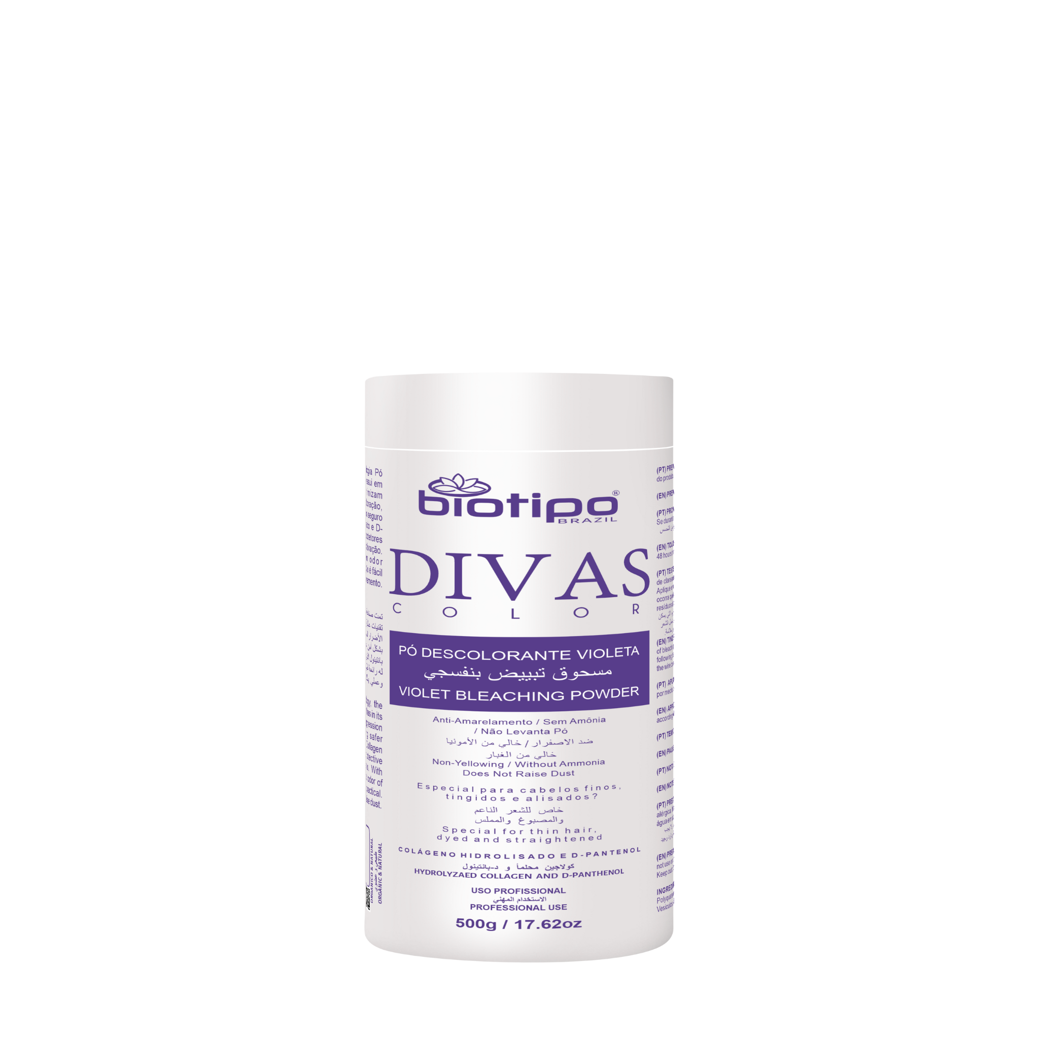 Pó Descolorante Divas - Violeta 500g