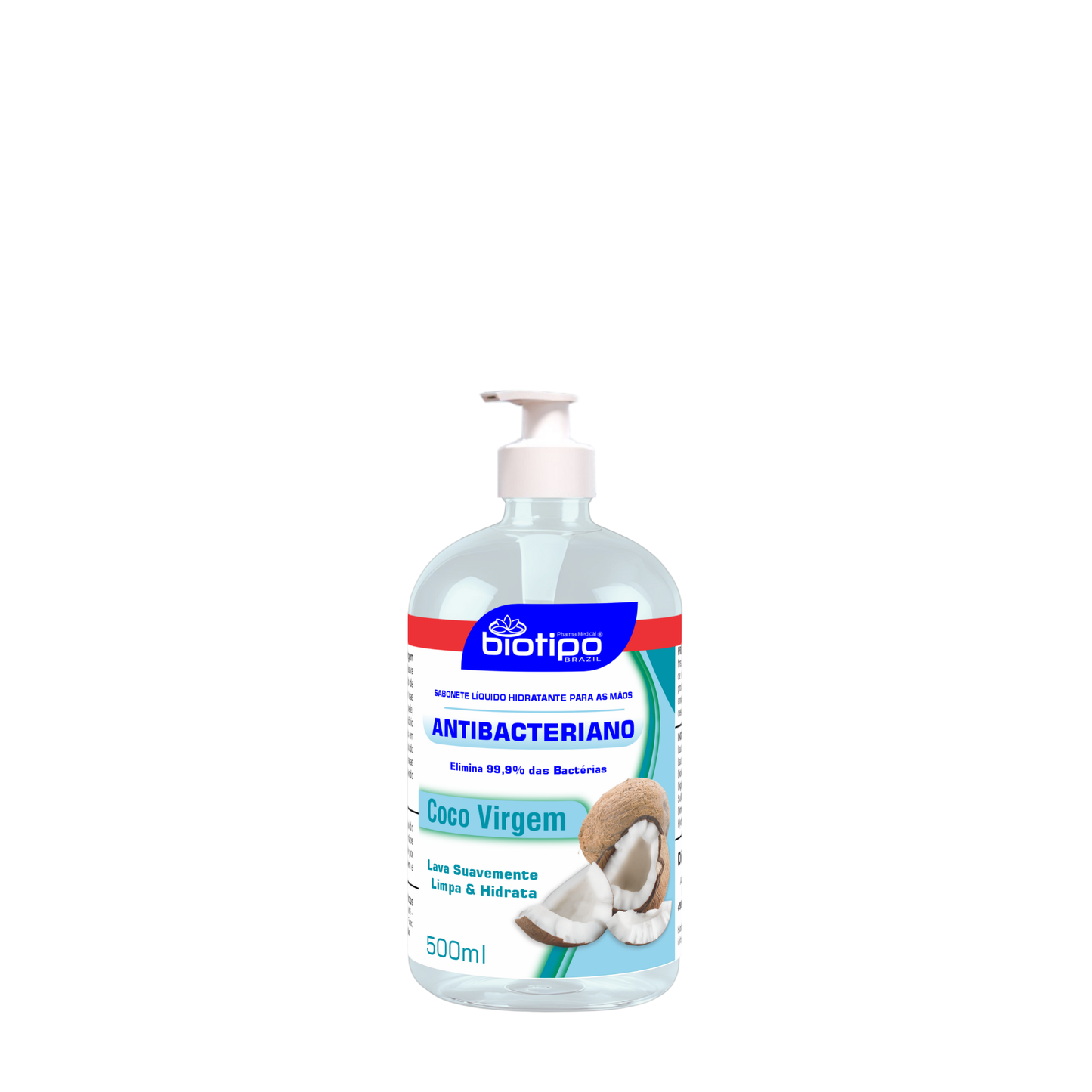 Sabonete Antibacteriano - Coco Virgem 500ml
