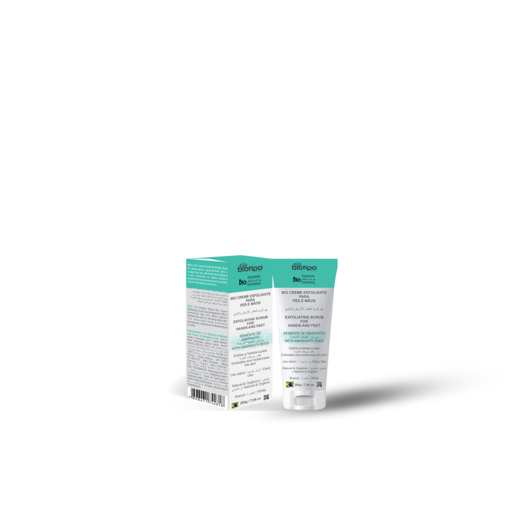 Bio Creme Esfoliante Para Pés E Maos 200 G